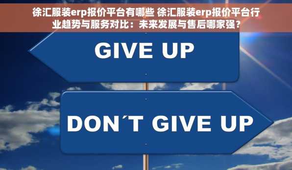 徐汇服装erp报价平台有哪些 徐汇服装erp报价平台行业趋势与服务对比：未来发展与售后哪家强？