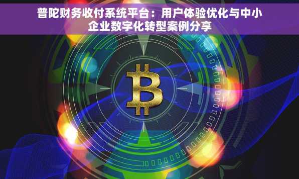 普陀财务收付系统平台：用户体验优化与中小企业数字化转型案例分享