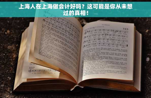 上海人在上海做会计好吗？这可能是你从未想过的真相！