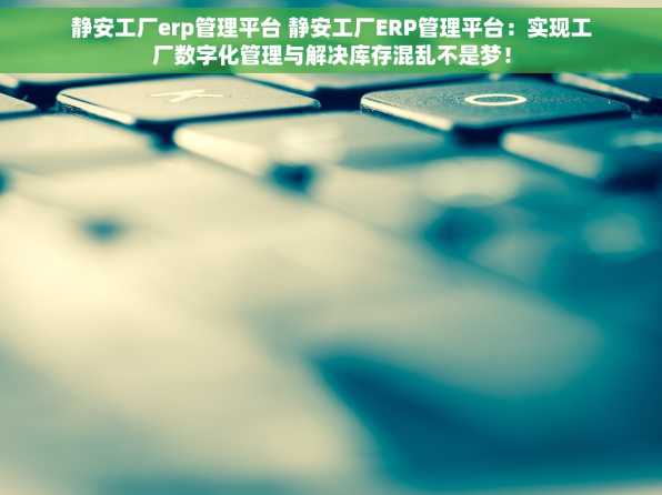 静安工厂erp管理平台 静安工厂ERP管理平台：实现工厂数字化管理与解决库存混乱不是梦！