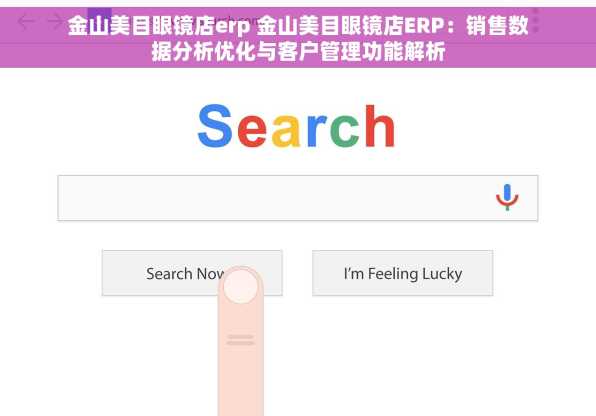 金山美目眼镜店erp 金山美目眼镜店ERP：销售数据分析优化与客户管理功能解析