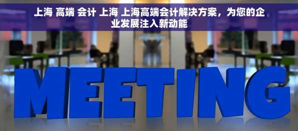 上海 高端 会计 上海 上海高端会计解决方案，为您的企业发展注入新动能