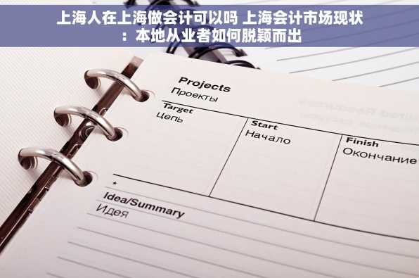 上海人在上海做会计可以吗 上海会计市场现状：本地从业者如何脱颖而出