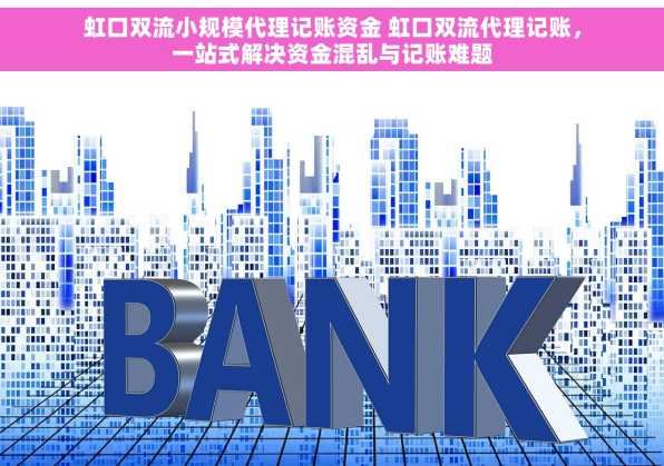 虹口双流小规模代理记账资金 虹口双流代理记账，一站式解决资金混乱与记账难题