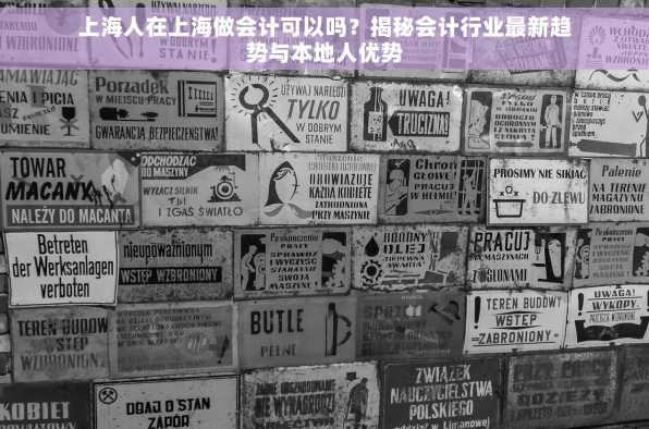 上海人在上海做会计可以吗？揭秘会计行业最新趋势与本地人优势