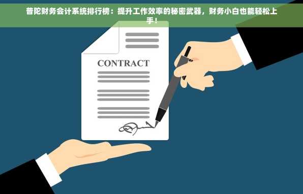 普陀财务会计系统排行榜：提升工作效率的秘密武器，财务小白也能轻松上手！