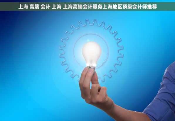 上海 高端 会计 上海 上海高端会计服务上海地区顶级会计师推荐