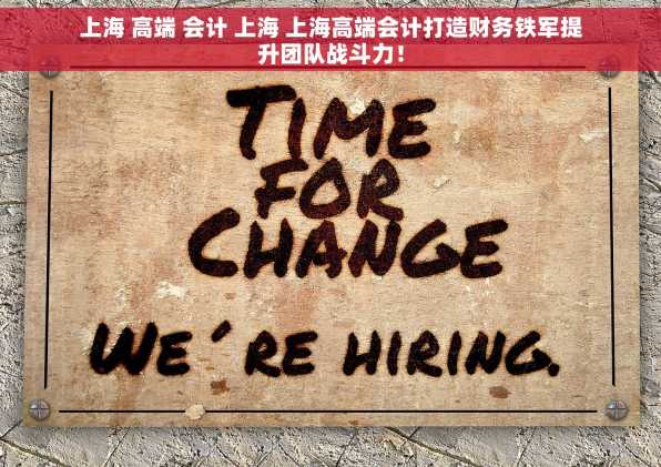 上海 高端 会计 上海 上海高端会计打造财务铁军提升团队战斗力！