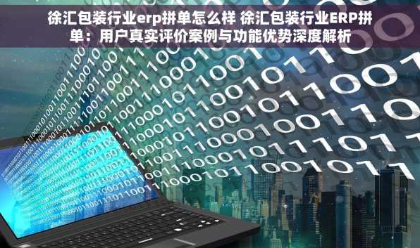 徐汇包装行业erp拼单怎么样 徐汇包装行业ERP拼单：用户真实评价案例与功能优势深度解析