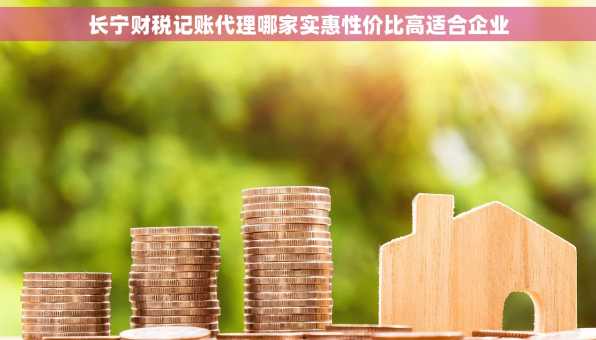 长宁财税记账代理哪家实惠性价比高适合企业