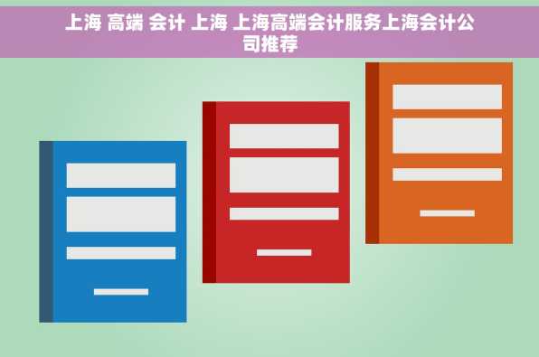 上海 高端 会计 上海 上海高端会计服务上海会计公司推荐