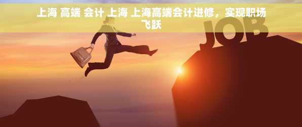 上海 高端 会计 上海 上海高端会计进修，实现职场飞跃