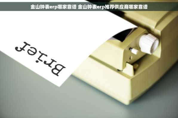 金山钟表erp哪家靠谱 金山钟表erp推荐供应商哪家靠谱