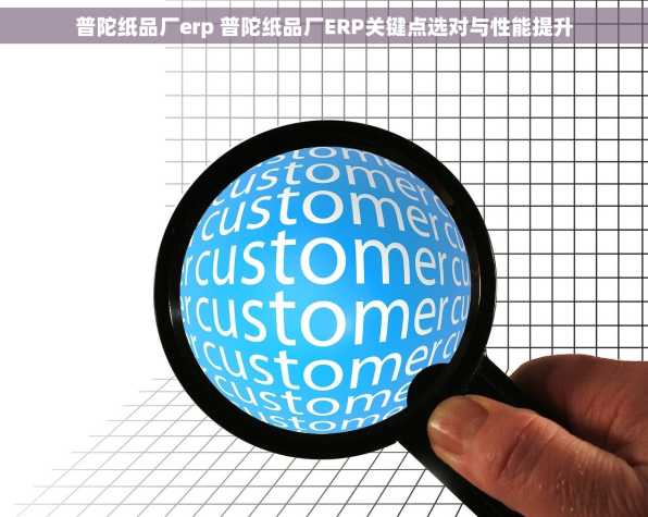 普陀纸品厂erp 普陀纸品厂ERP关键点选对与性能提升