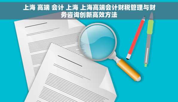 上海 高端 会计 上海 上海高端会计财税管理与财务咨询创新高效方法