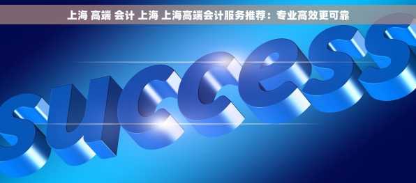 上海 高端 会计 上海 上海高端会计服务推荐：专业高效更可靠