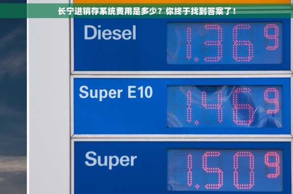 长宁进销存系统费用是多少？你终于找到答案了！