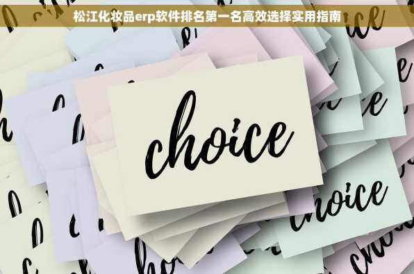 松江化妆品erp软件排名第一名高效选择实用指南