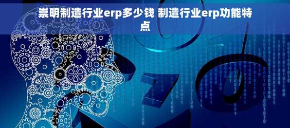 崇明制造行业erp多少钱 制造行业erp功能特点