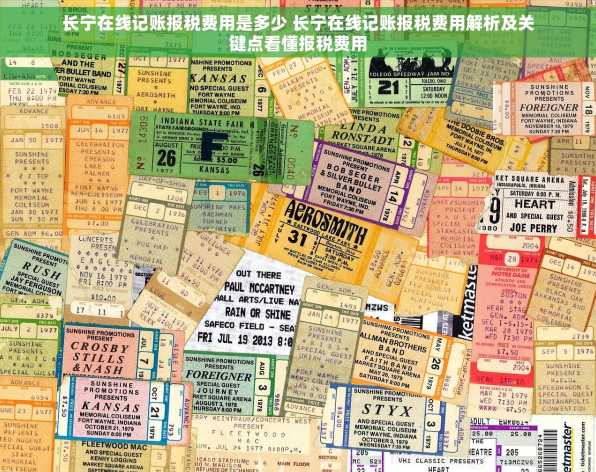 长宁在线记账报税费用是多少 长宁在线记账报税费用解析及关键点看懂报税费用