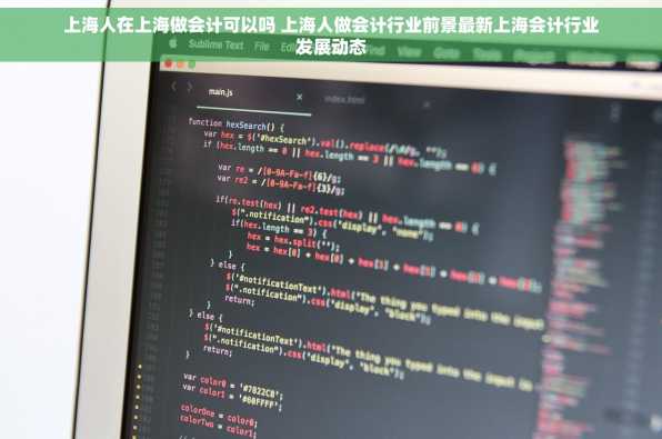 上海人在上海做会计可以吗 上海人做会计行业前景最新上海会计行业发展动态