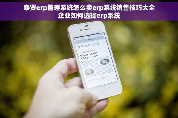奉贤erp管理系统怎么卖erp系统销售技巧大全企业如何选择erp系统
