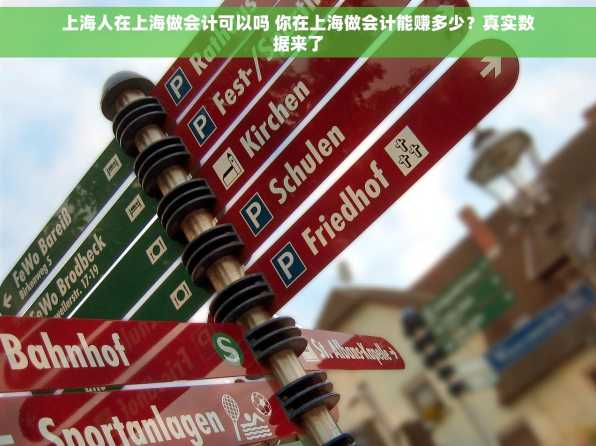 上海人在上海做会计可以吗 你在上海做会计能赚多少？真实数据来了