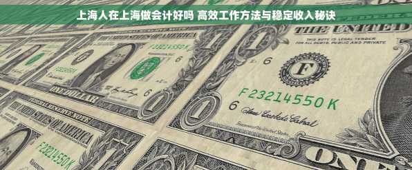 上海人在上海做会计好吗 高效工作方法与稳定收入秘诀