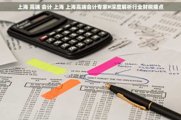上海 高端 会计 上海 上海高端会计专家#深度解析行业财税痛点