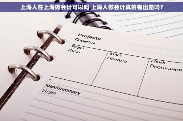 上海人在上海做会计可以吗 上海人做会计真的有出路吗？
