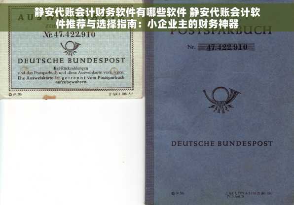 静安代账会计财务软件有哪些软件 静安代账会计软件推荐与选择指南：小企业主的财务神器
