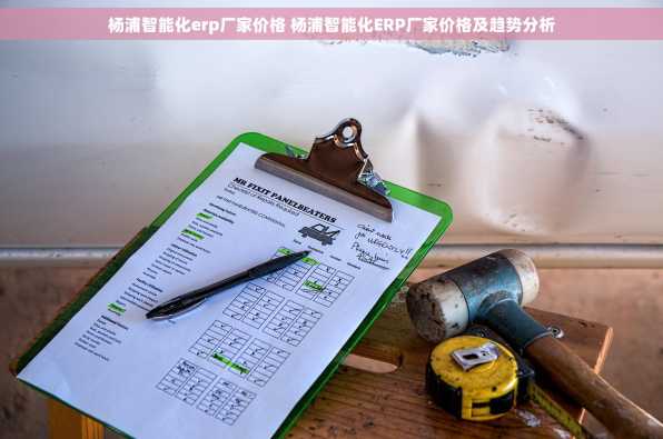 杨浦智能化erp厂家价格 杨浦智能化ERP厂家价格及趋势分析
