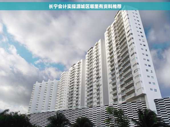长宁会计实操源城区哪里有资料推荐