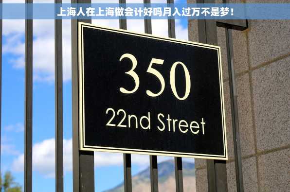 上海人在上海做会计好吗月入过万不是梦！