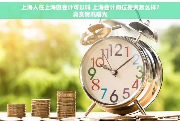 上海人在上海做会计可以吗 上海会计岗位薪资怎么样？真实情况曝光