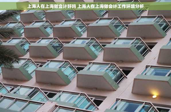 上海人在上海做会计好吗 上海人在上海做会计工作环境分析