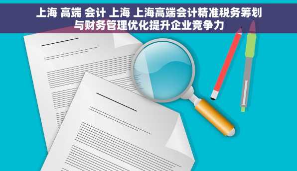 上海 高端 会计 上海 上海高端会计精准税务筹划与财务管理优化提升企业竞争力