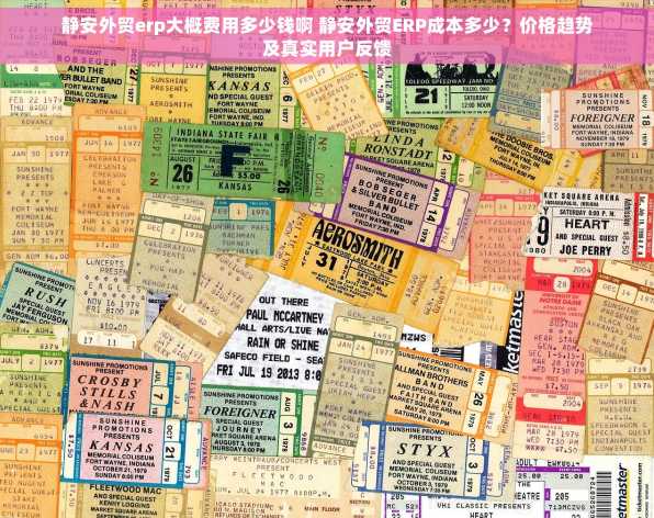 静安外贸erp大概费用多少钱啊 静安外贸ERP成本多少？价格趋势及真实用户反馈