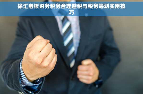 徐汇老板财务税务合理避税与税务筹划实用技巧