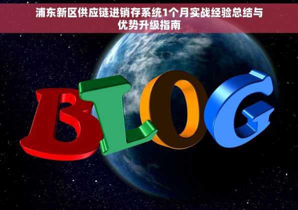 浦东新区供应链进销存系统1个月实战经验总结与优势升级指南