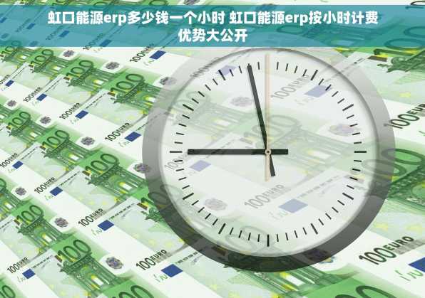 虹口能源erp多少钱一个小时 虹口能源erp按小时计费优势大公开