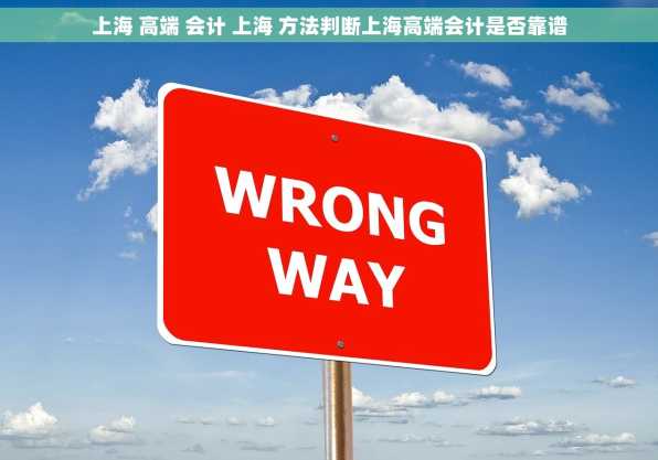 上海 高端 会计 上海 方法判断上海高端会计是否靠谱