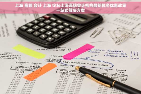 上海 高端 会计 上海 title上海高端会计机构最新税务优惠政策一站式解决方案