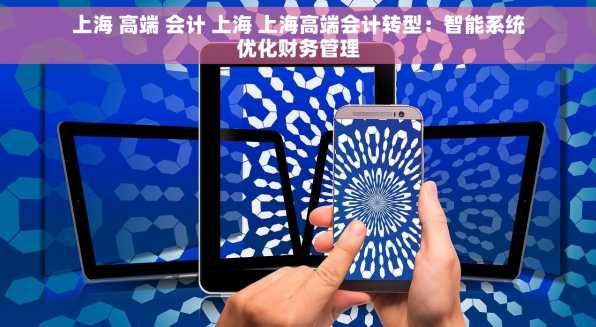 上海 高端 会计 上海 上海高端会计转型：智能系统优化财务管理
