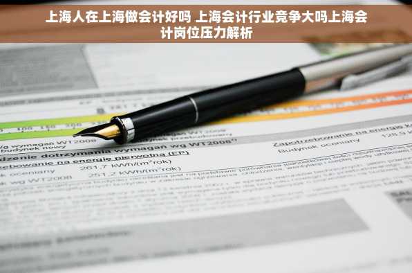 上海人在上海做会计好吗 上海会计行业竞争大吗上海会计岗位压力解析
