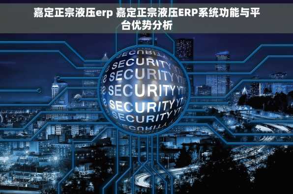 嘉定正宗液压erp 嘉定正宗液压ERP系统功能与平台优势分析