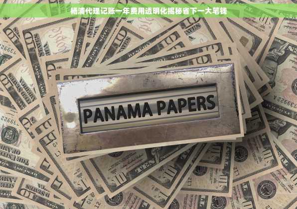 杨浦代理记账一年费用透明化揭秘省下一大笔钱