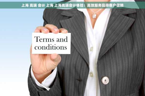上海 高端 会计 上海 上海高端会计体验：高效服务赢得客户信赖