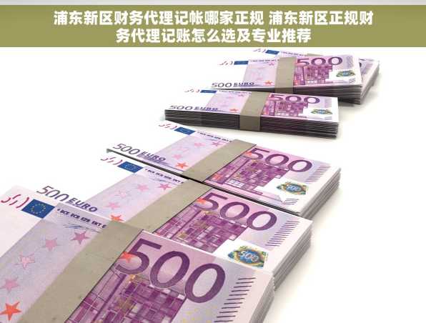 浦东新区财务代理记帐哪家正规 浦东新区正规财务代理记账怎么选及专业推荐