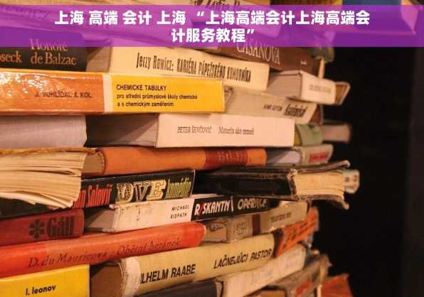 上海 高端 会计 上海 “上海高端会计上海高端会计服务教程”